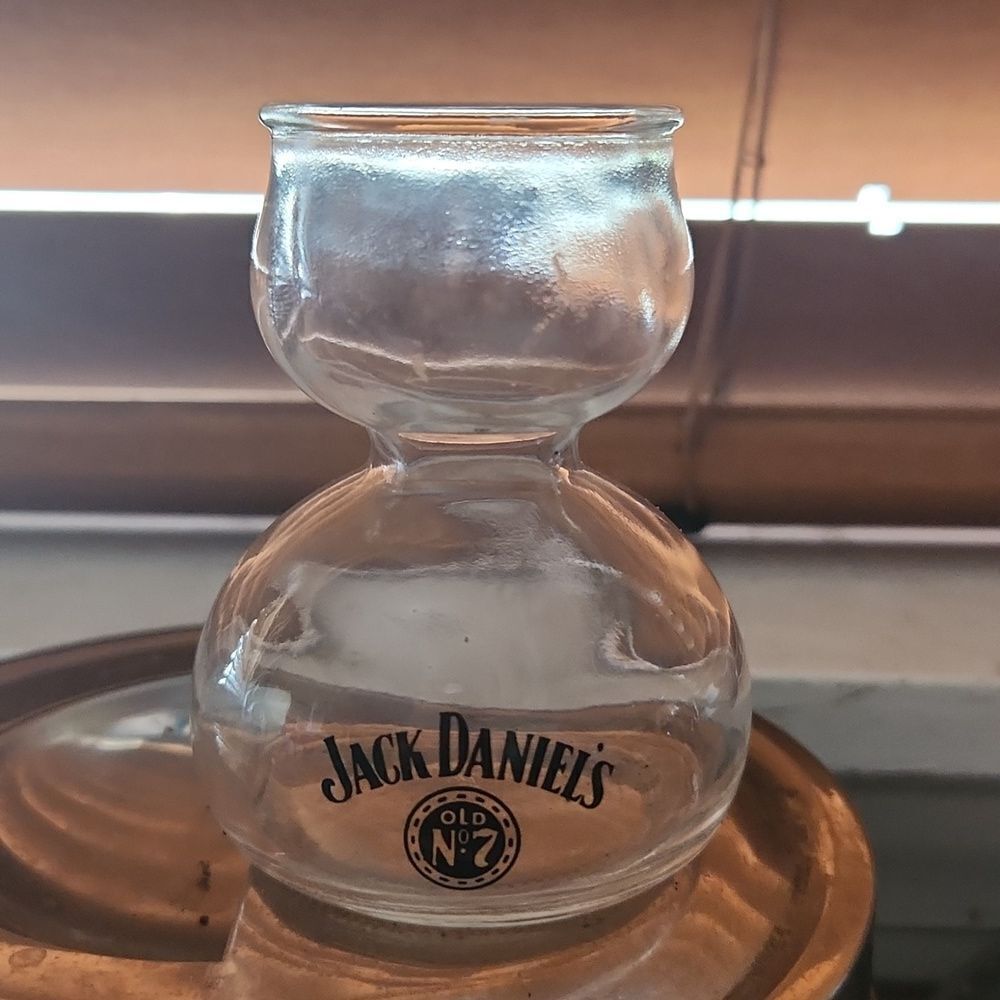 Jack Daniel's Jigger Double Bubble Shot Glass